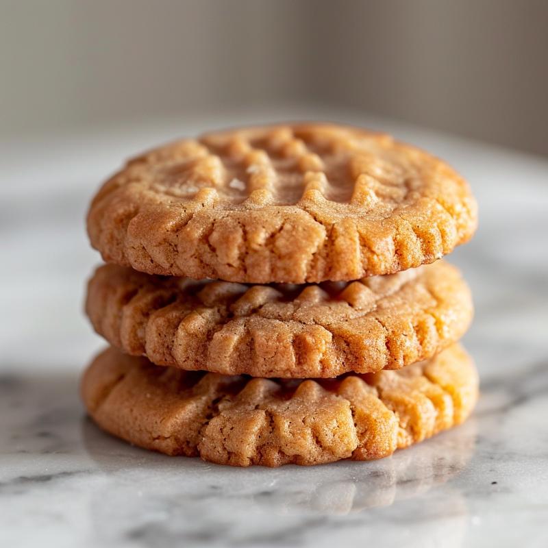 Stack of three green-tinted St. Patrick's Day cookies on white marble.